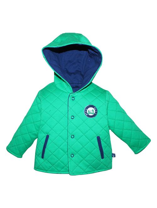 green cotton blend quilted jackets & coat - 21183182 - Very Small Image - 1