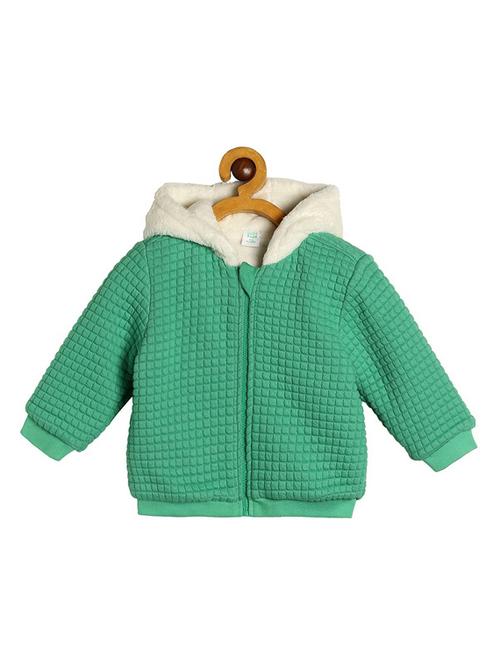 green polyester regular jackets & coat - 21183209 - Very Small Image - 1
