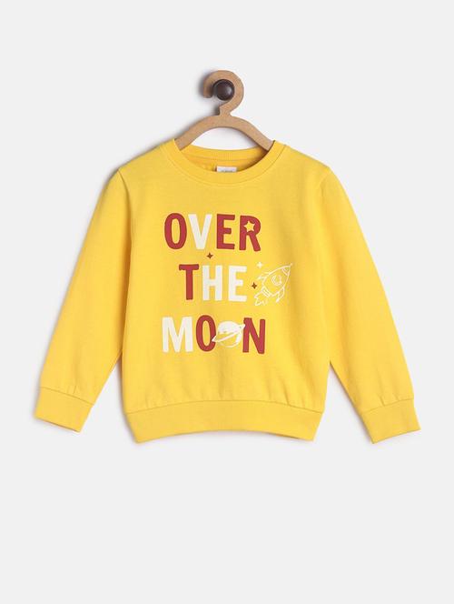 kids front print round neck sweatshirt - 21183289 - Very Small Image - 1