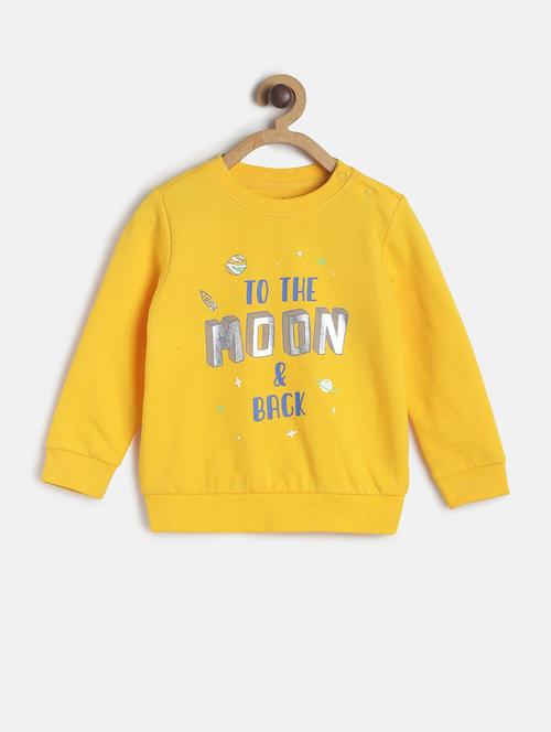 kids front print round neck sweatshirt - 21183299 - Very Small Image - 1