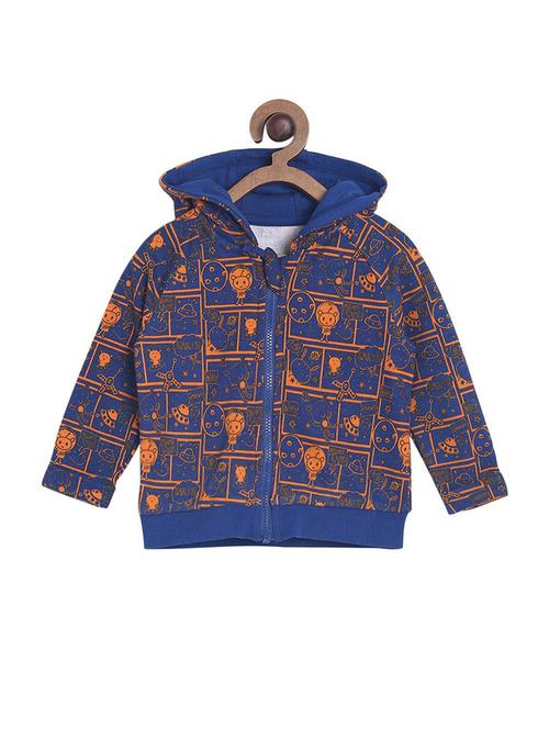 blue cotton all over print sweatshirt - 21183405 - Very Small Image - 1