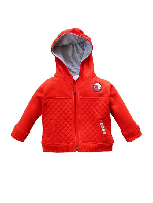 red cotton back print sweatshirt - 21183456 - Very Small Image - 1