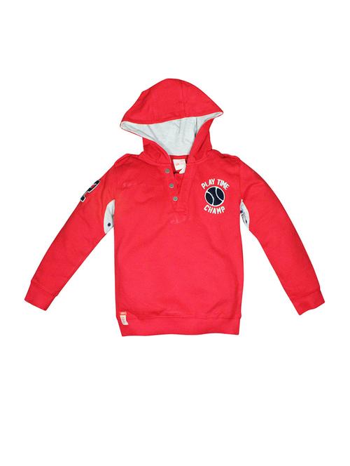 hooded neck long sleeves sweatshirts - 21183459 - Very Small Image - 1
