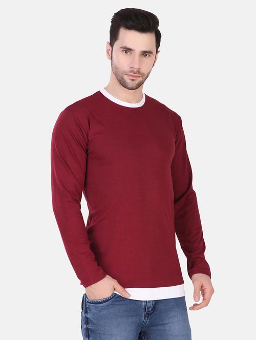 round neck solid t-shirt - 21184183 - Very Small Image - 1