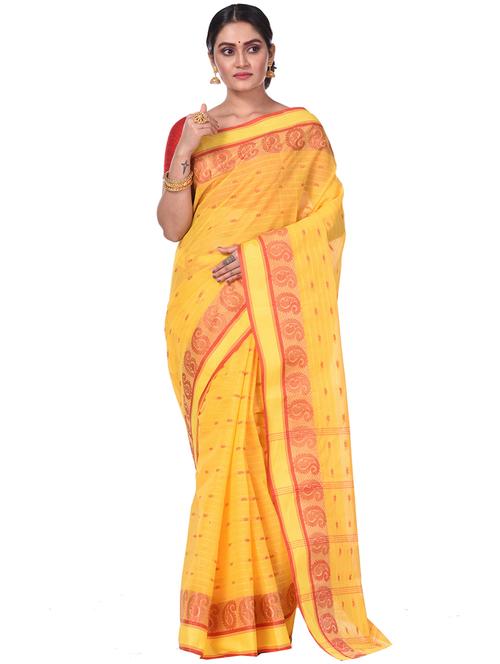 women handloom saree - 21185099 - Very Small Image - 1