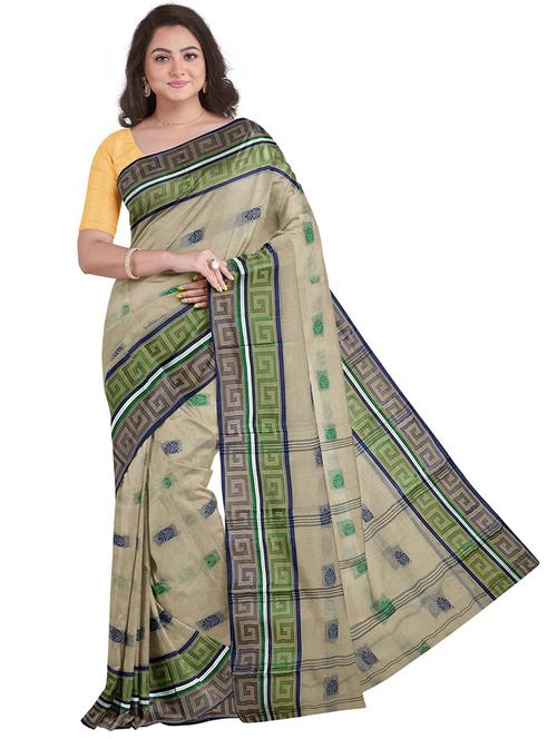 women self design tant saree - 21185132 - Very Small Image - 1