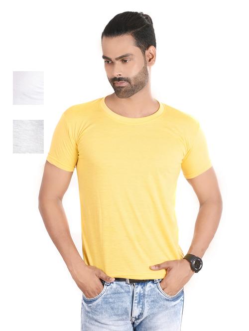 men pack of 3 plain t-shirt - 21185278 - Very Small Image - 1