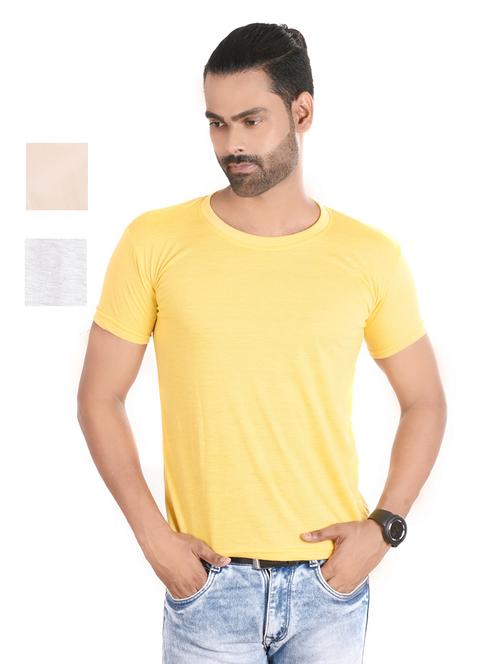 men pack of 3 plain t-shirt - 21185284 - Very Small Image - 1