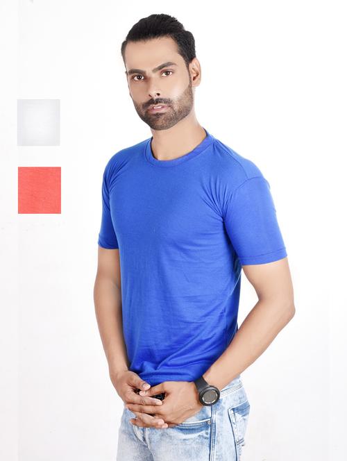 men pack of 3 plain t-shirt - 21185296 - Very Small Image - 1