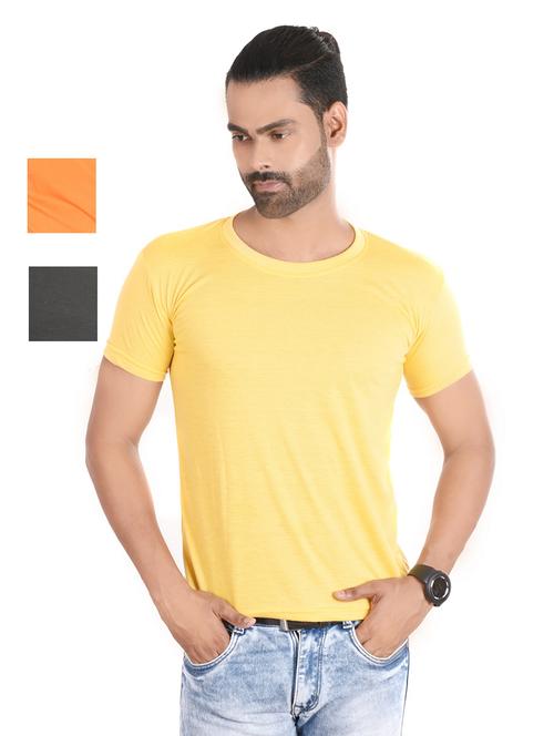 men pack of 3 plain t-shirt - 21185317 - Very Small Image - 1
