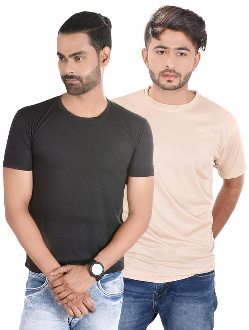 men pack of 2 plain t-shirt - 21185340 - Very Small Image - 1