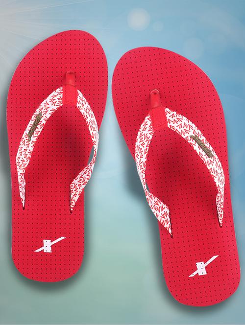 red solid flip flops - 21186057 - Very Small Image - 1