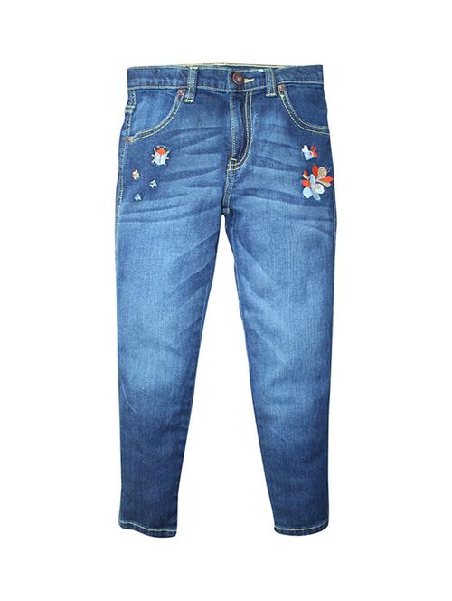 light blue cotton blend jean - 21186346 - Very Small Image - 1