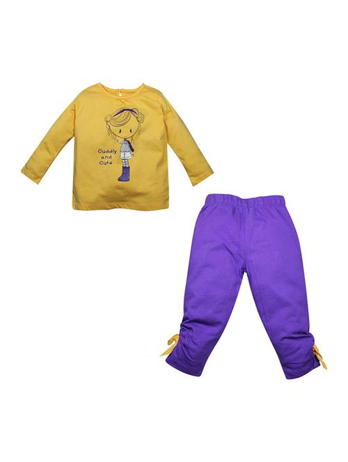 yellow printed full length sets - 21186383 - Very Small Image - 1