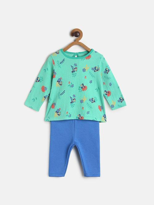 kids printed full length twin set - 21186473 - Very Small Image - 1