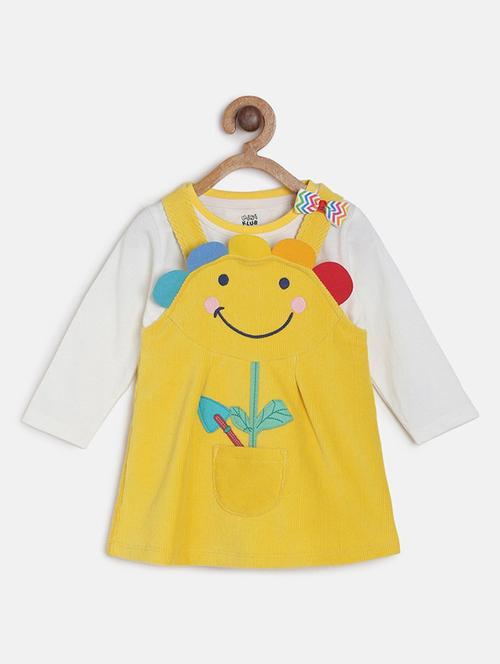 girls round neck printed twin set - 21186506 - Very Small Image - 1