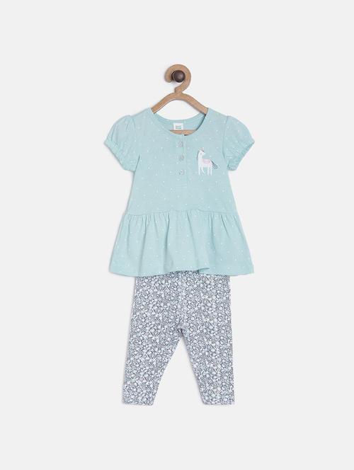 kids printed full length twin set - 21186512 - Very Small Image - 1
