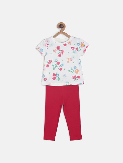 kids printed full length twin set - 21186515 - Very Small Image - 1