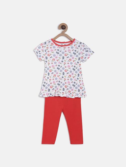 kids printed full length twin set - 21186537 - Very Small Image - 1