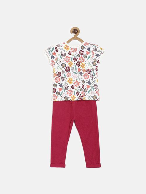 kids printed full length twin set - 21186581 - Very Small Image - 1
