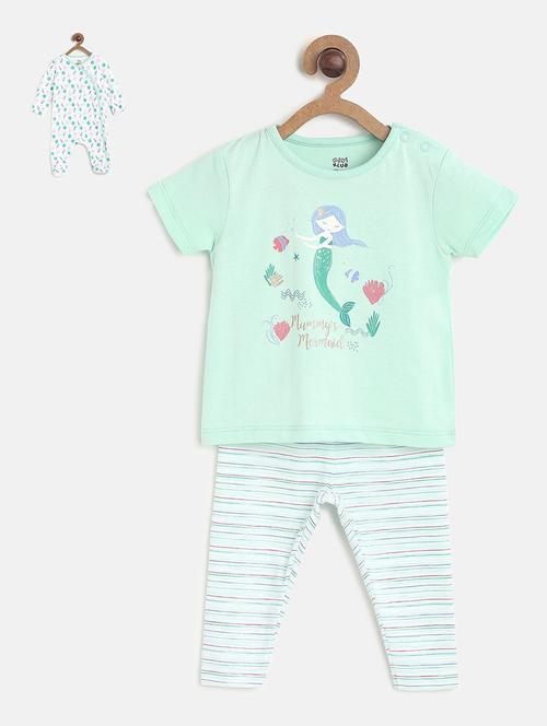 kids printed full length twin set - 21186669 - Very Small Image - 1