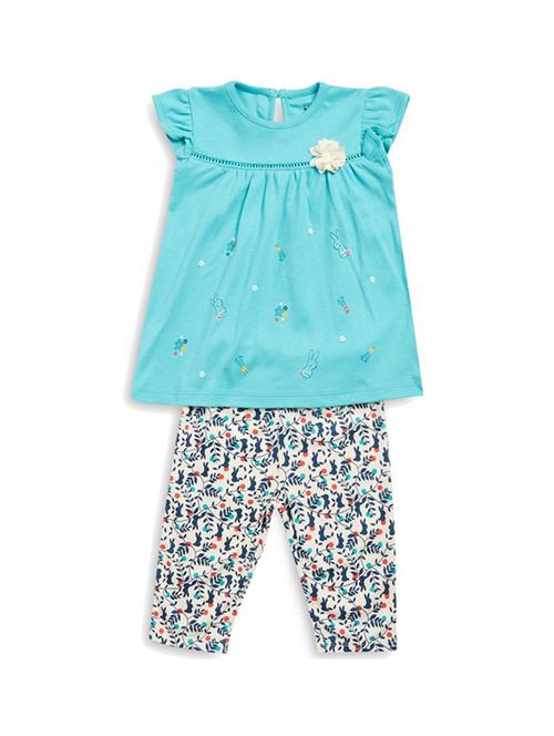 kids printed full length twin set - 21186738 - Very Small Image - 1