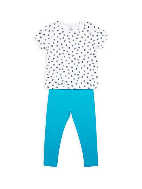 kids printed full length twin set - 21186745 - Very Small Image - 1