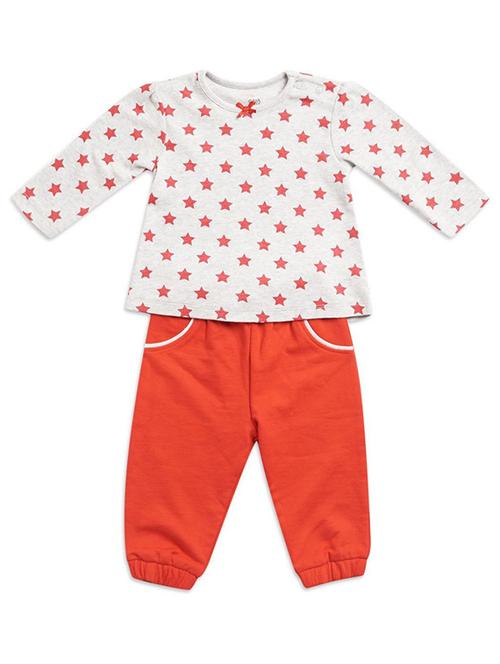 kids printed full length twin set - 21186753 - Very Small Image - 1