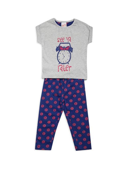 kids printed full length twin set - 21186782 - Very Small Image - 1