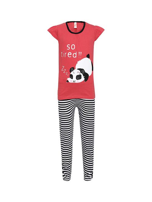 kids printed full length twin set - 21186877 - Very Small Image - 1