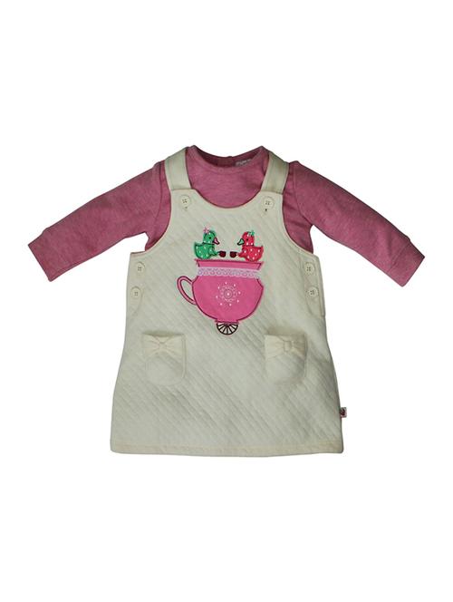 kids printed dungarees with t-shirt - 21186957 - Very Small Image - 1