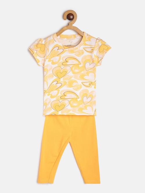 kids printed full length twin set - 21187036 - Very Small Image - 1