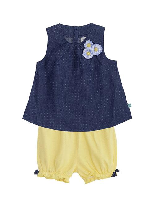 girls round neck printed shorts set - 21187108 - Very Small Image - 1