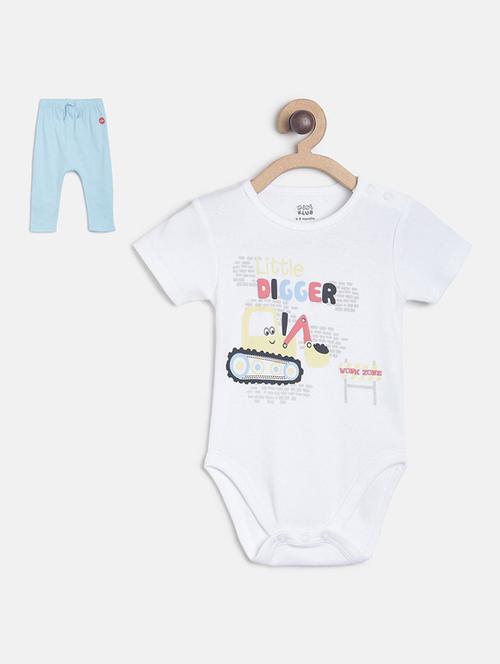 white cotton full length set - 21187198 - Very Small Image - 1