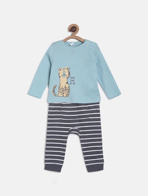 light blue cotton full length set - 21187232 - Very Small Image - 1