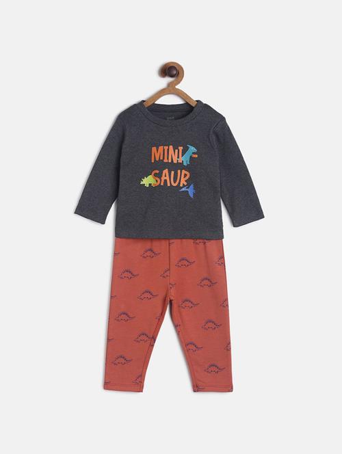 boy printed twin set - 21187270 - Very Small Image - 1