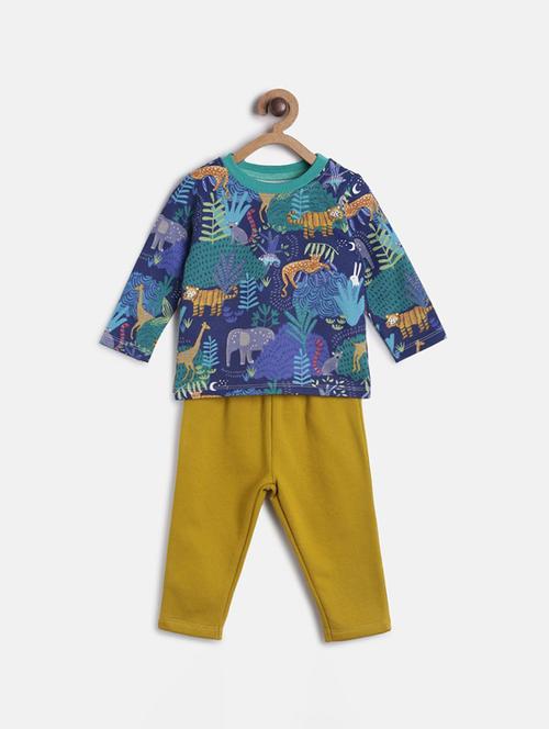 blue cotton full length set - 21187278 - Very Small Image - 1