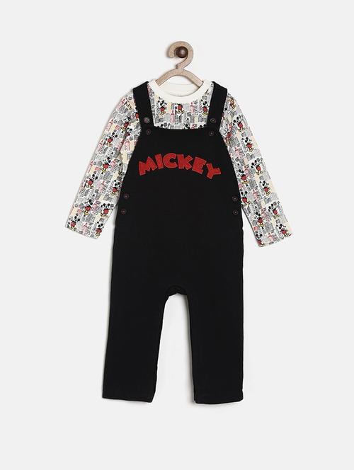 kids self design dungree with t-shirt - 21187427 - Very Small Image - 1