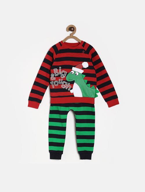 boy printed twin set - 21187438 - Very Small Image - 1