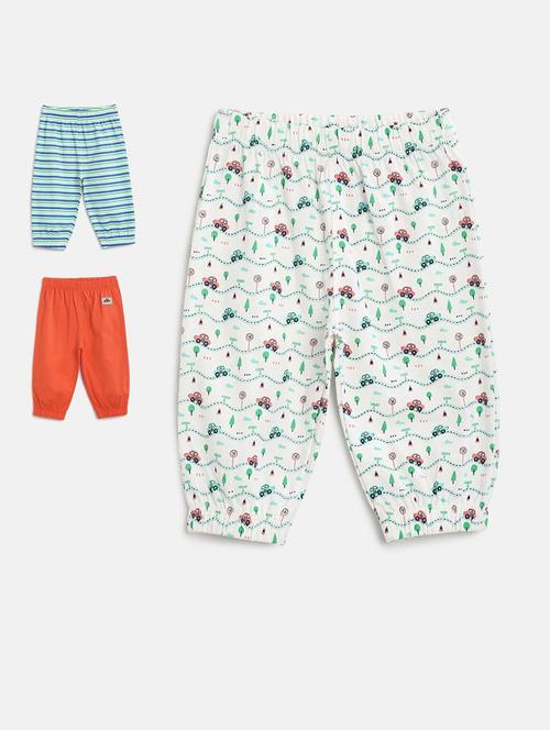 pack of 3 multi colored cotton blend joggers - 21187491 - Very Small Image - 1