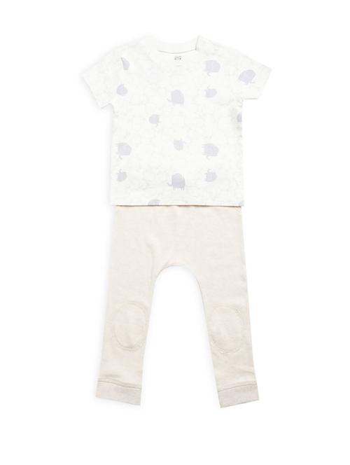 boys cotton full length twin set - 21187553 - Very Small Image - 1