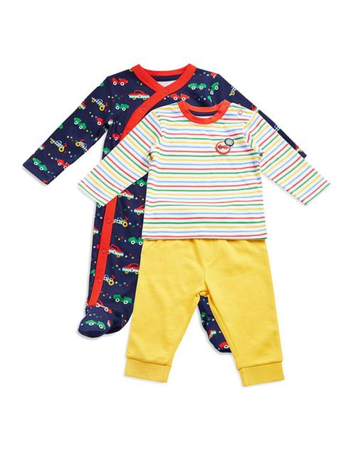 pack of 2 multi colored cotton blend full length sets - 21187580 - Very Small Image - 1