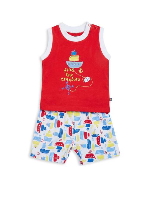 boy printed twin set - 21187601 - Very Small Image - 1
