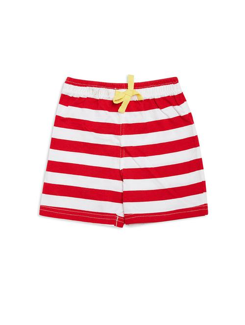 red cotton blend shorts - 21187683 - Very Small Image - 1