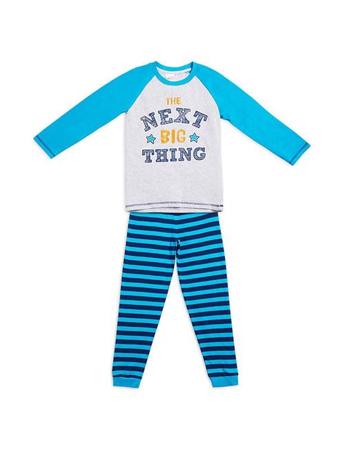multi colored cotton blend full length sets twin & dungree - 21187718 - Very Small Image - 1