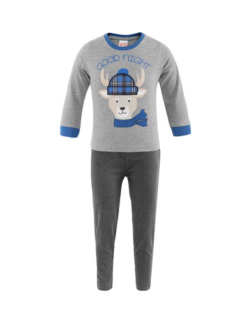 grey cotton blend full length set - 21187729 - Very Small Image - 1
