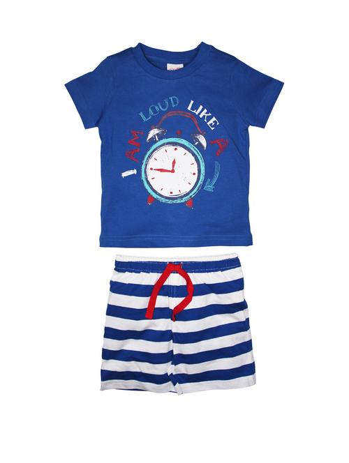 boys printed shorts twin set - 21187757 - Very Small Image - 1