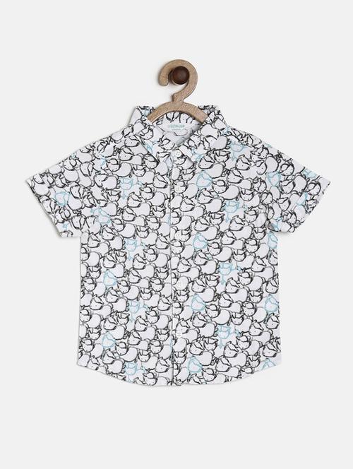 kids printed cotton shirt - 21188029 - Very Small Image - 1