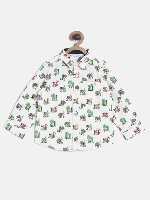 kids printed cotton shirt - 21188048 - Very Small Image - 1