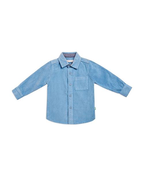 kids solid casual shirt - 21188065 - Very Small Image - 1